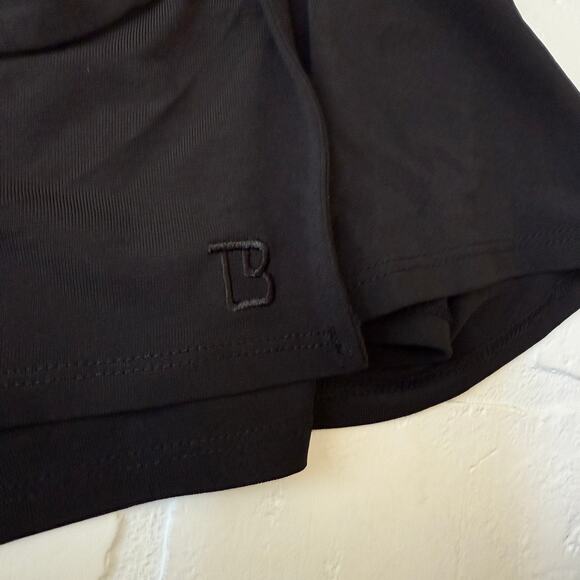 Ted Baker London Women's Black Chiffon V neck Wrap Blouse Top -sz  2 - Picture 6 of 7